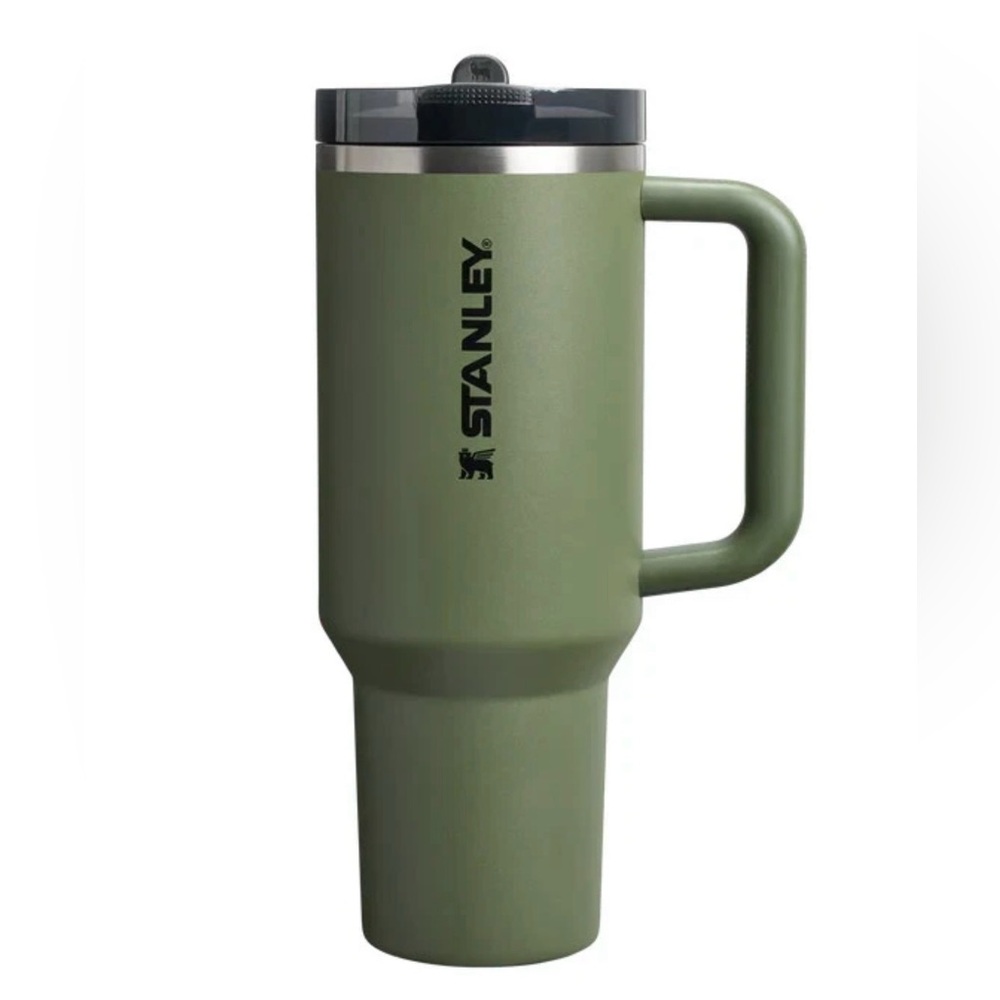 Stanley Moss Green Insulated Travel Mug with Handle